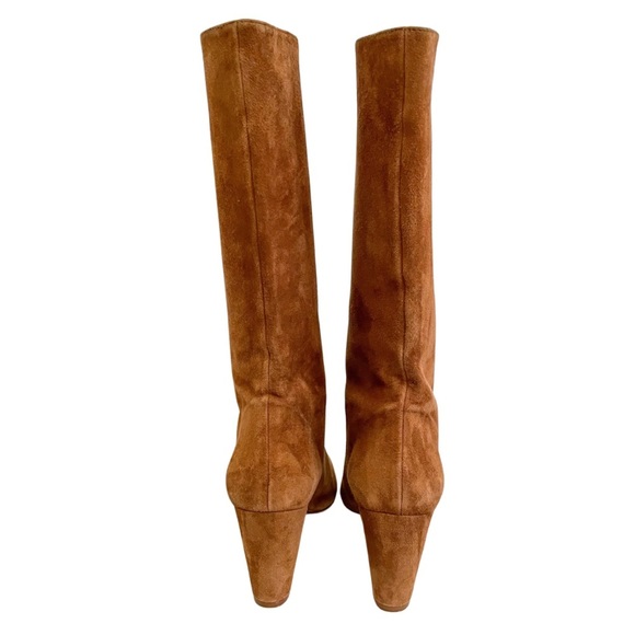 Zara Tan Heeled Ankle Boots – Size 40 - Picture 5 of 10